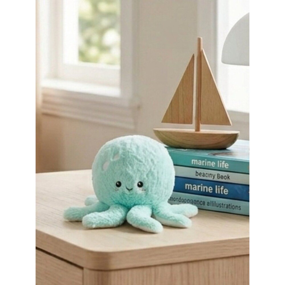 Squishable Mini Octopus Mint Plush Toy